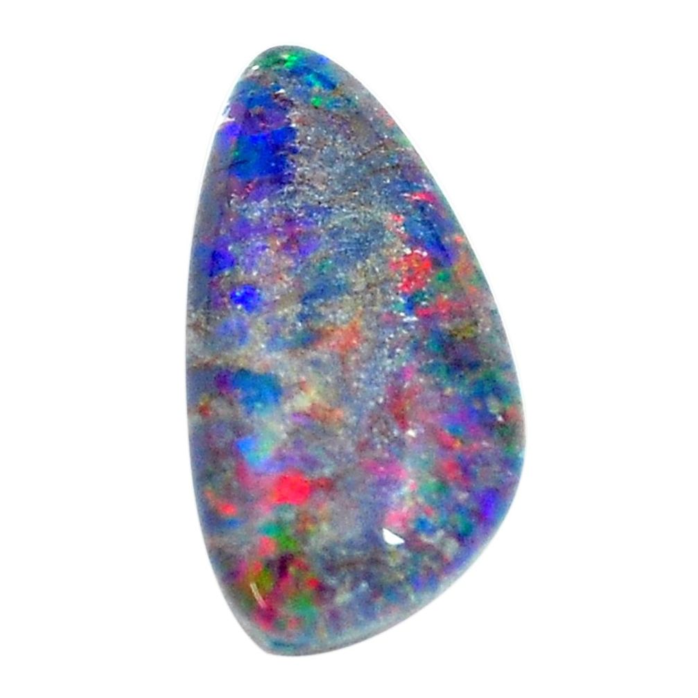 Natural 5.15cts australian opal triplet 18x9 mm fancy loose gemstone s13691