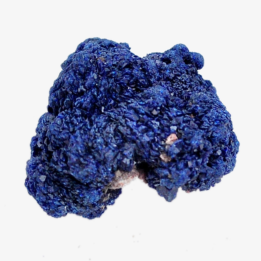 Natural 32.40cts azurite druzy blue rough 21.5x17.5 mm loose gemstone s14494