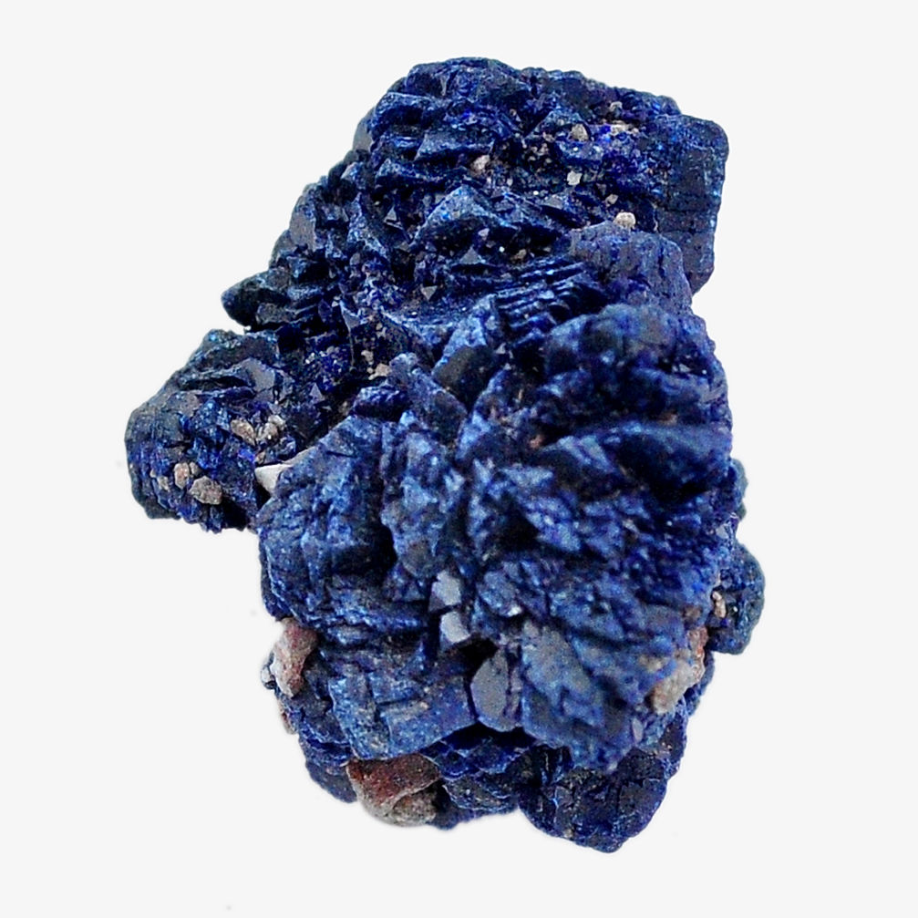 Natural 43.45cts azurite druzy blue rough 23.5x20 mm fancy loose gemstone s14489