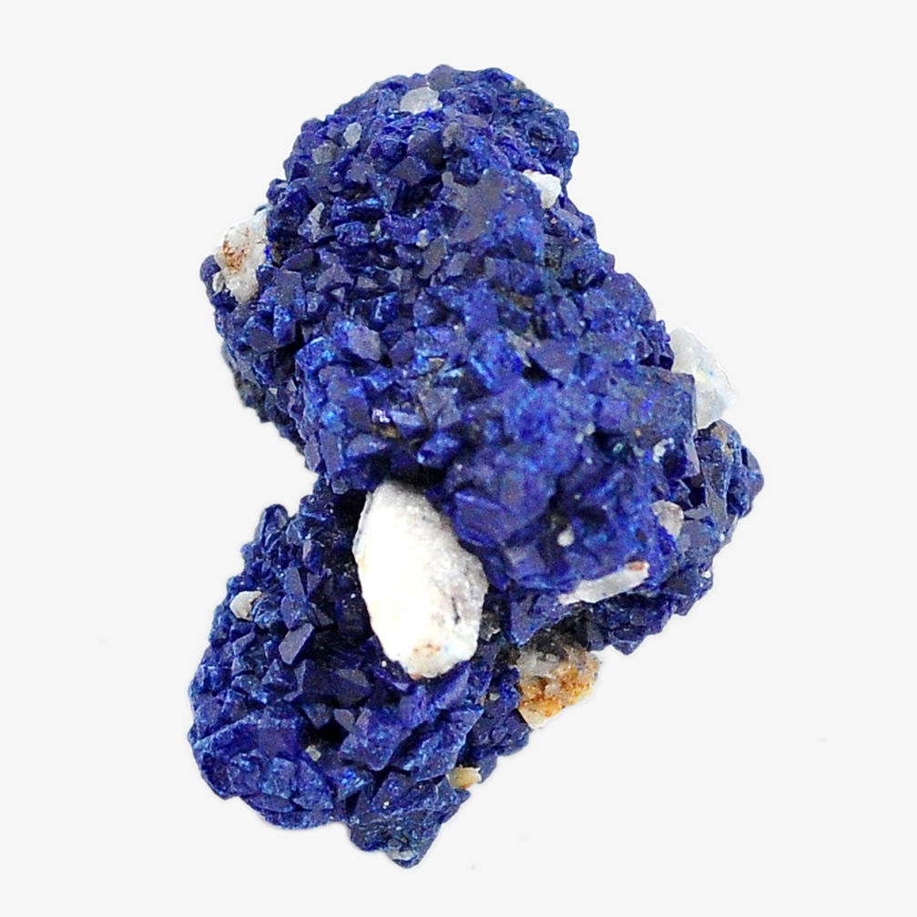 Natural 31.30cts azurite druzy blue rough 24x15 mm fancy loose gemstone s14487