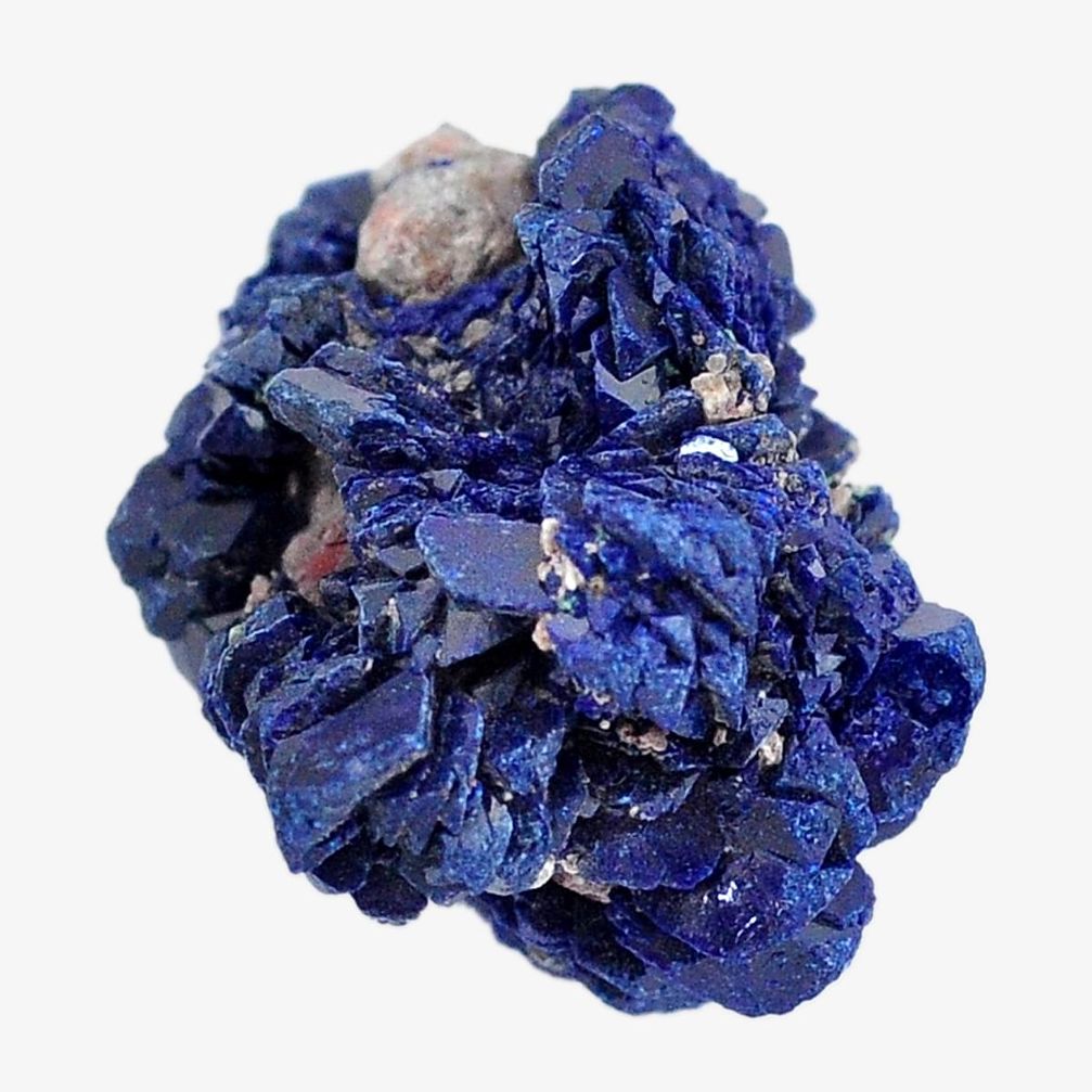 Natural 41.30cts azurite druzy blue rough 25x16 mm fancy loose gemstone s14496