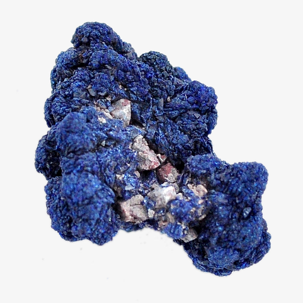 Natural 38.45cts azurite druzy blue rough 26x21 mm fancy loose gemstone s14499