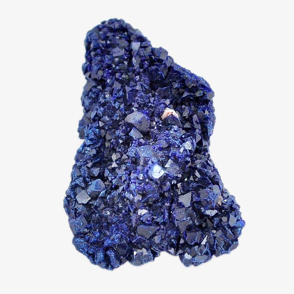 Natural 35.10cts azurite druzy blue rough 35x21 mm fancy loose gemstone s14482