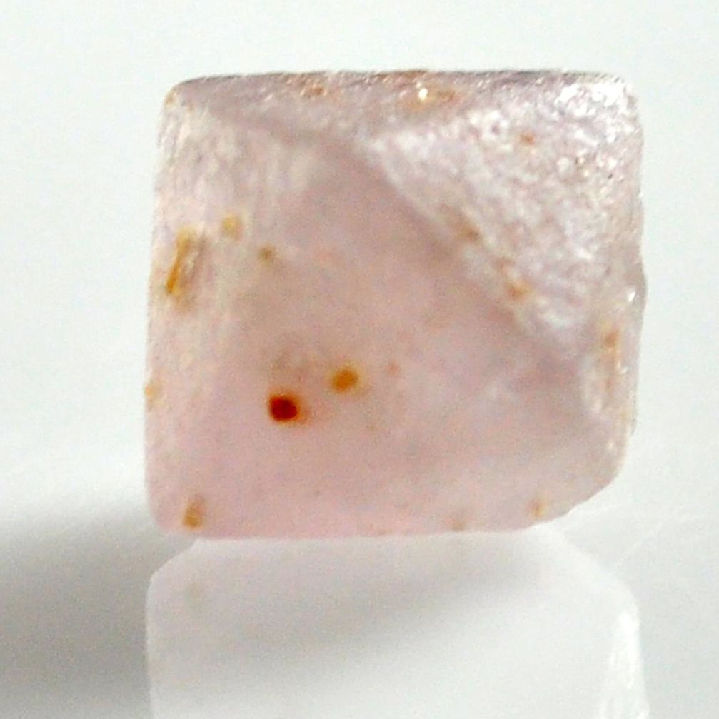 Natural 8.45cts beta quartz pink faceted 12x10 mm fancy loose gemstone s12813