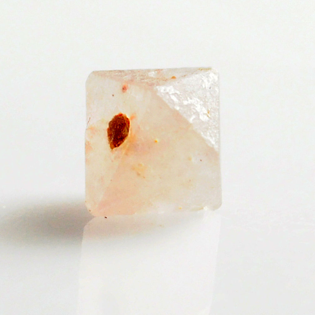 Natural 6.45cts beta quartz pink faceted 12x11 mm fancy loose gemstone s14288