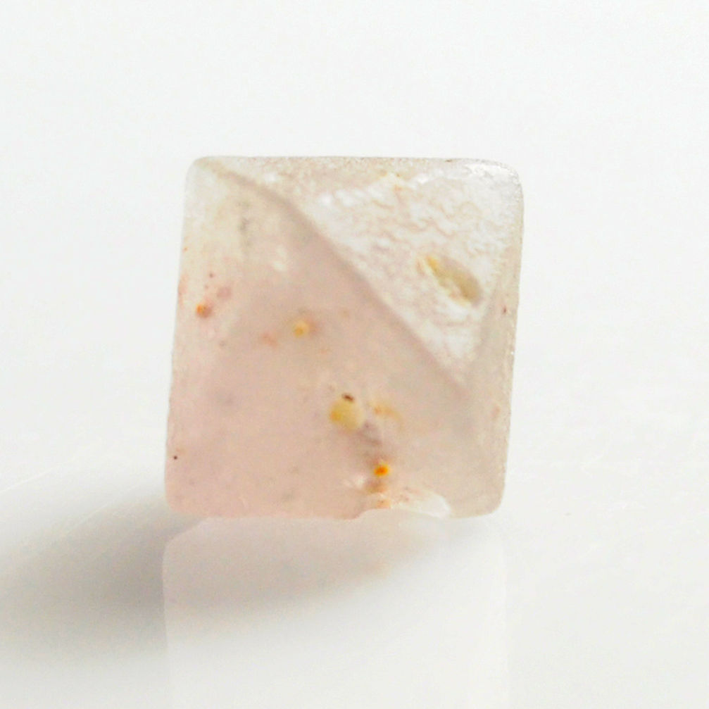Natural 8.45cts beta quartz pink faceted 13.5x10 mm fancy loose gemstone s14265