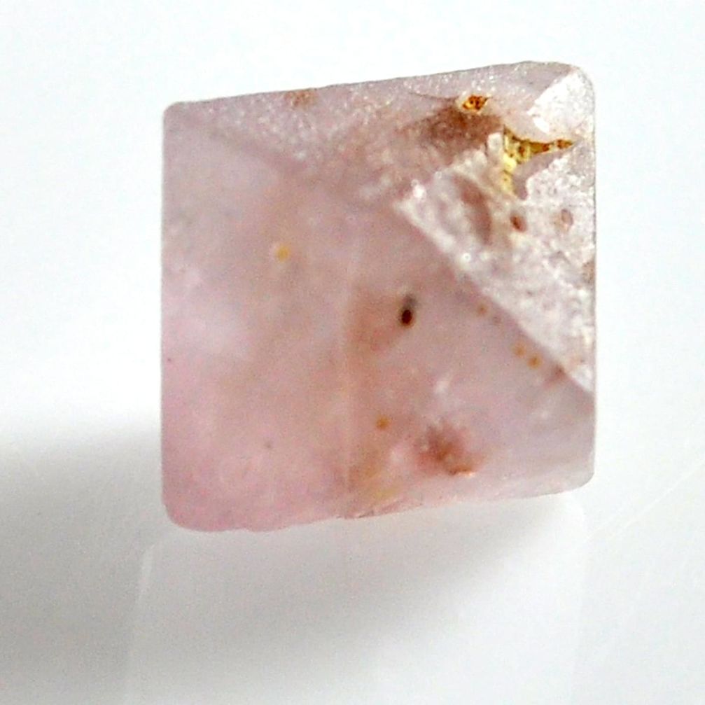 Natural 10.10cts beta quartz pink faceted 13.5x12 mm fancy loose gemstone s12785
