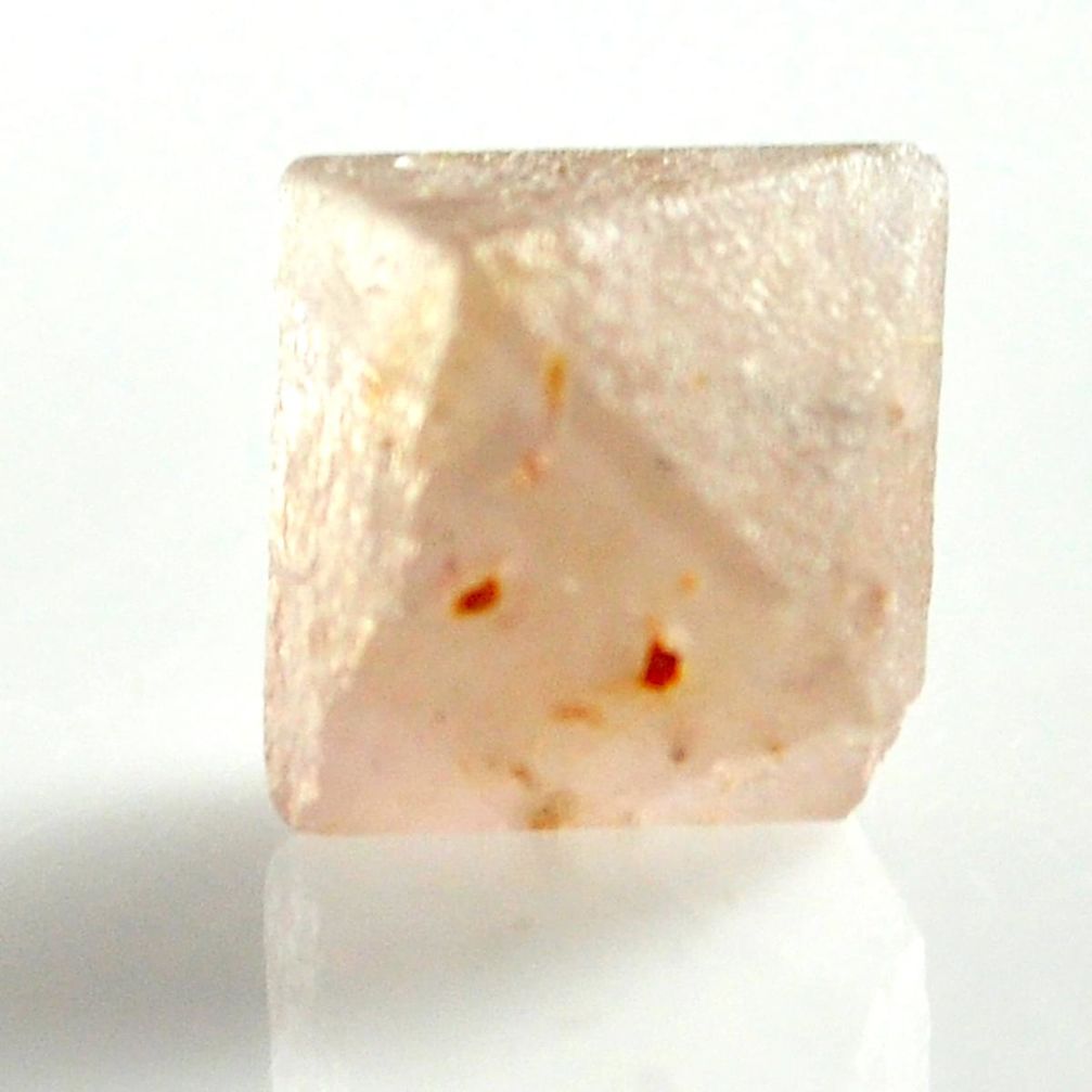 Natural 8.45cts beta quartz pink faceted 13x12 mm fancy loose gemstone s12795