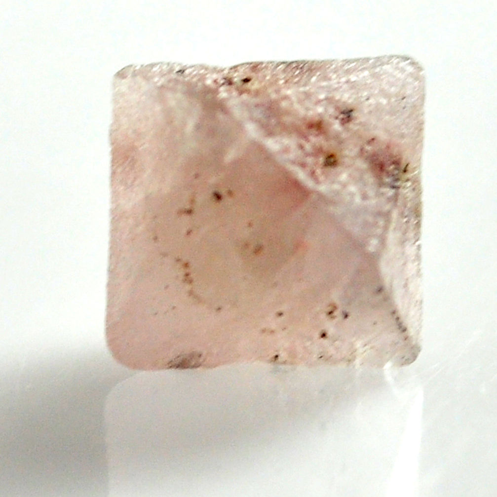 Natural 8.45cts beta quartz pink faceted 14x10 mm fancy loose gemstone s12787