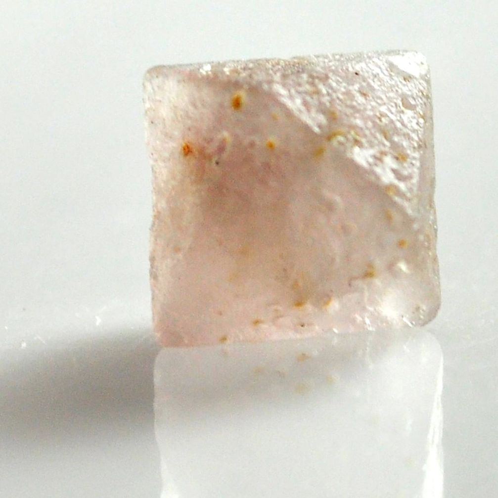 Natural 10.15cts beta quartz pink faceted 14x12 mm fancy loose gemstone s12762