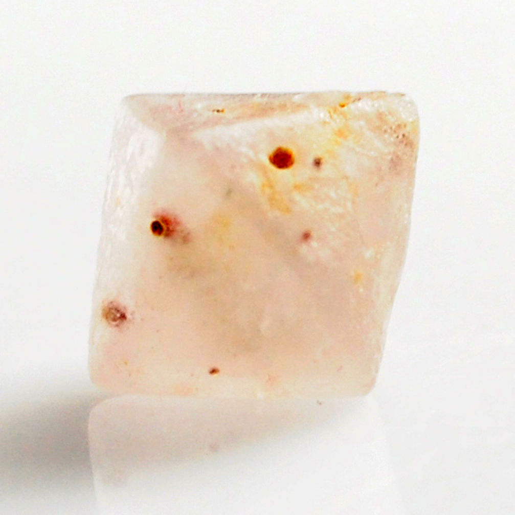 Natural 8.45cts beta quartz pink faceted 14x9 mm fancy loose gemstone s14295