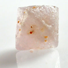 Natural 9.45cts beta quartz pink faceted 15x11 mm fancy loose gemstone s12769