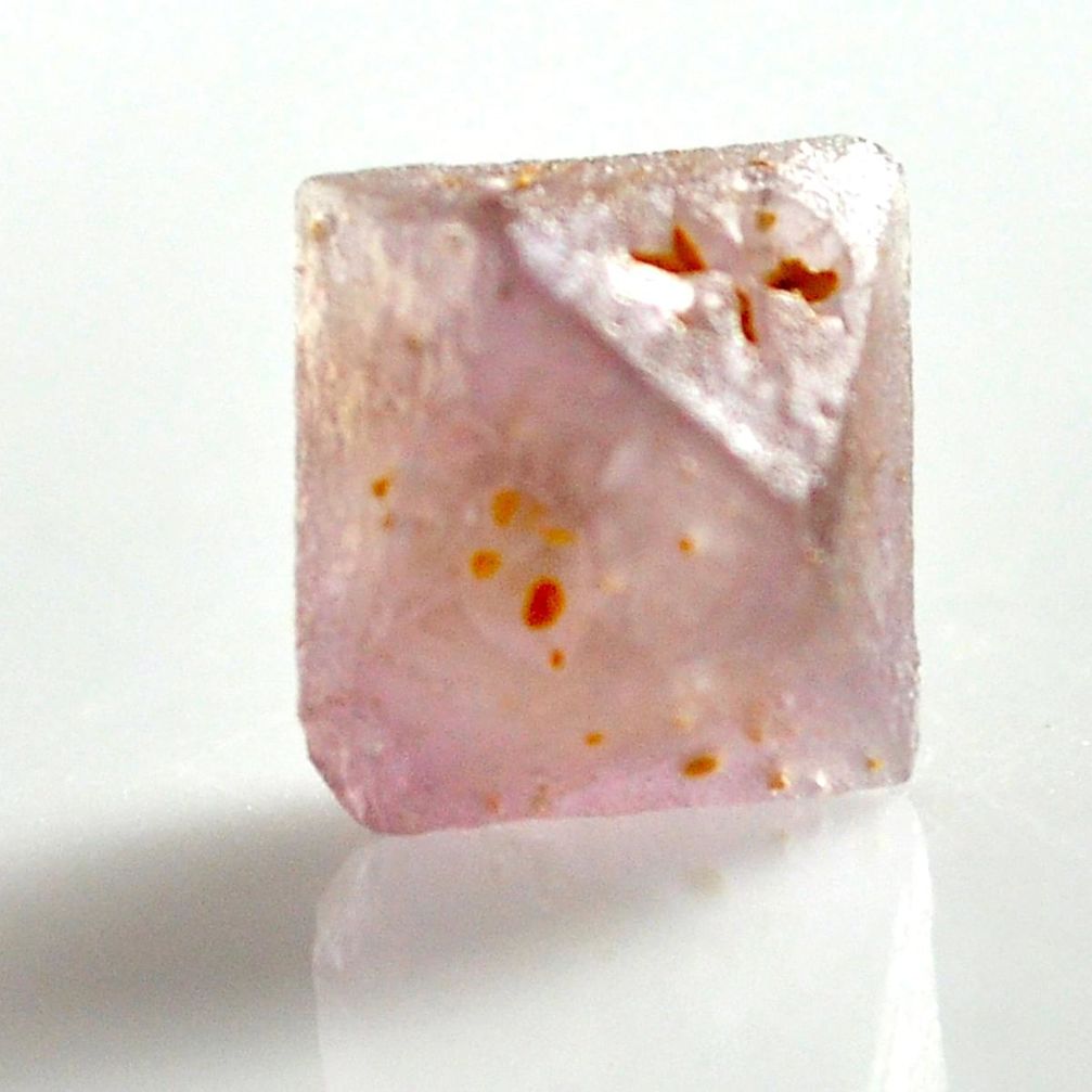 Natural 12.40cts beta quartz pink faceted 15x13.5 mm fancy loose gemstone s12761