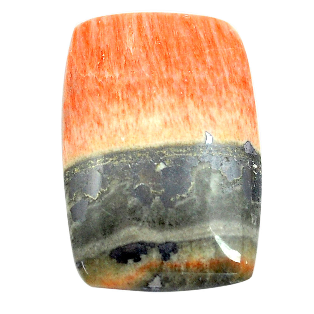 Natural 25.10cts celestobarite orange cabochon 26x17 mm loose gemstone s13562