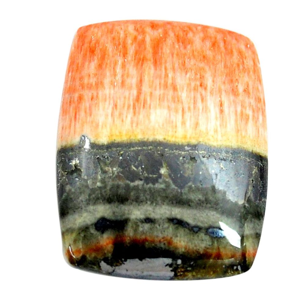 Natural 32.35cts celestobarite orange cabochon 26x19 mm loose gemstone s13563