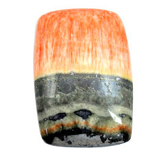 Natural 35.15cts celestobarite orange cabochon 27.5x18 mm loose gemstone s13564