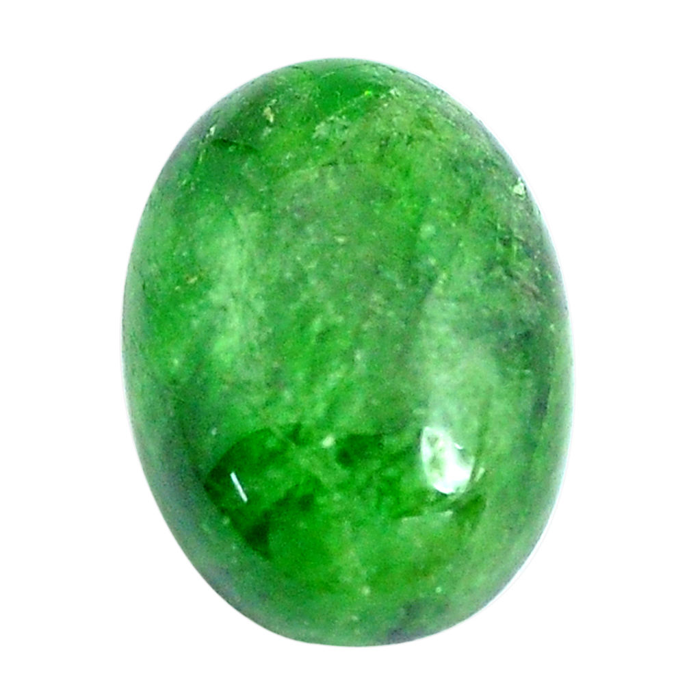 Natural 13.45cts chrome diopside green cabochon 17.5x13 mm loose gemstone s10841