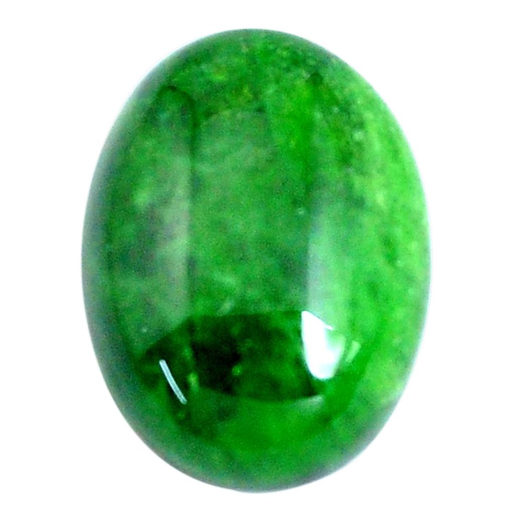 Natural 13.45cts chrome diopside green cabochon 18x13 mm loose gemstone s10847