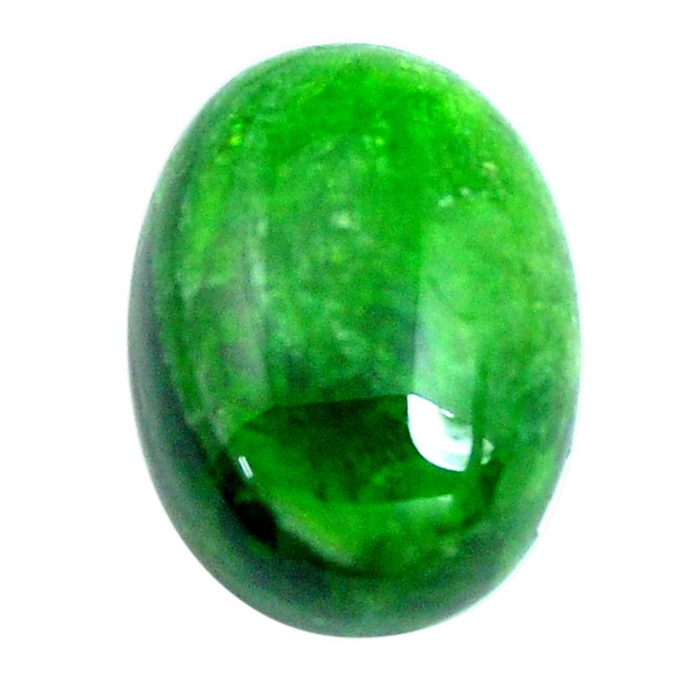 Natural 13.45cts chrome diopside green cabochon 18x13 mm loose gemstone s10848
