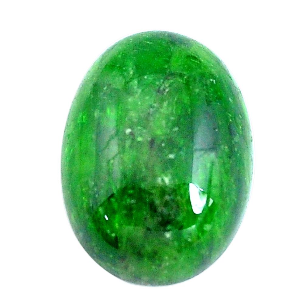 Natural 12.40cts chrome diopside green cabochon 18x13 mm loose gemstone s10850