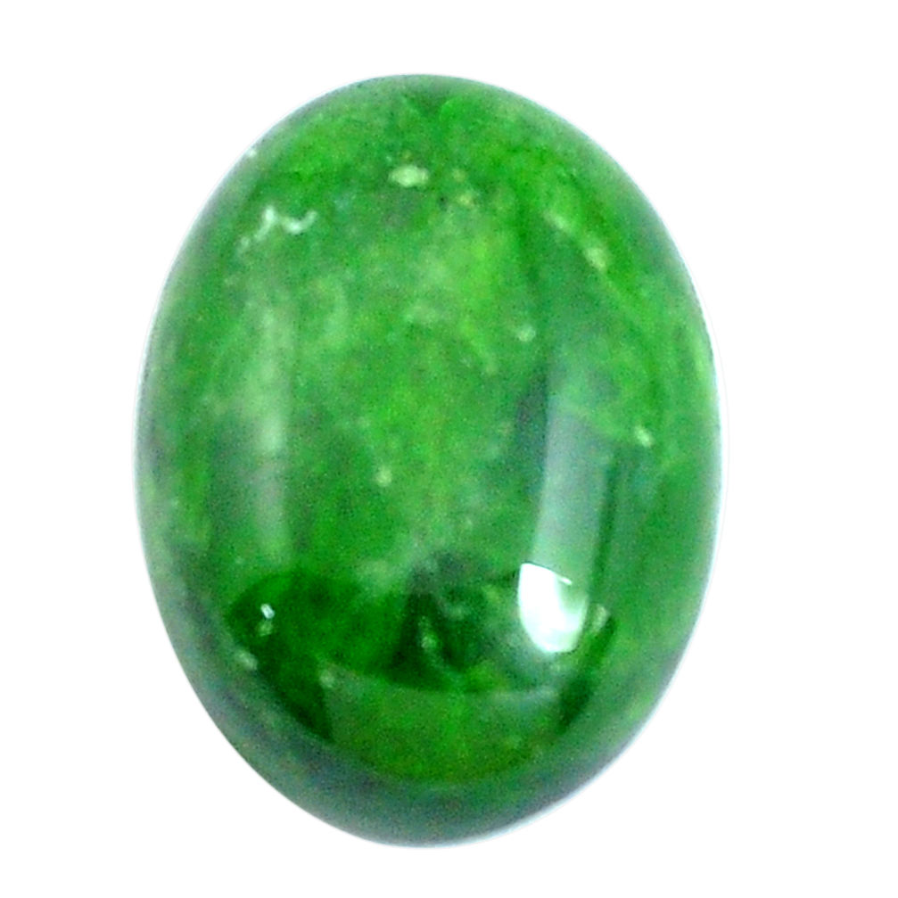 Natural 12.40cts chrome diopside green cabochon 18x13 mm loose gemstone s10853