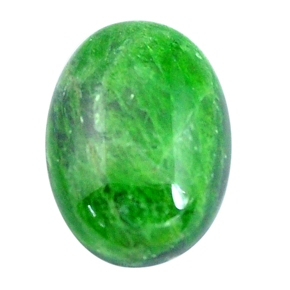 Natural 12.40cts chrome diopside green cabochon 18x13 mm loose gemstone s10855