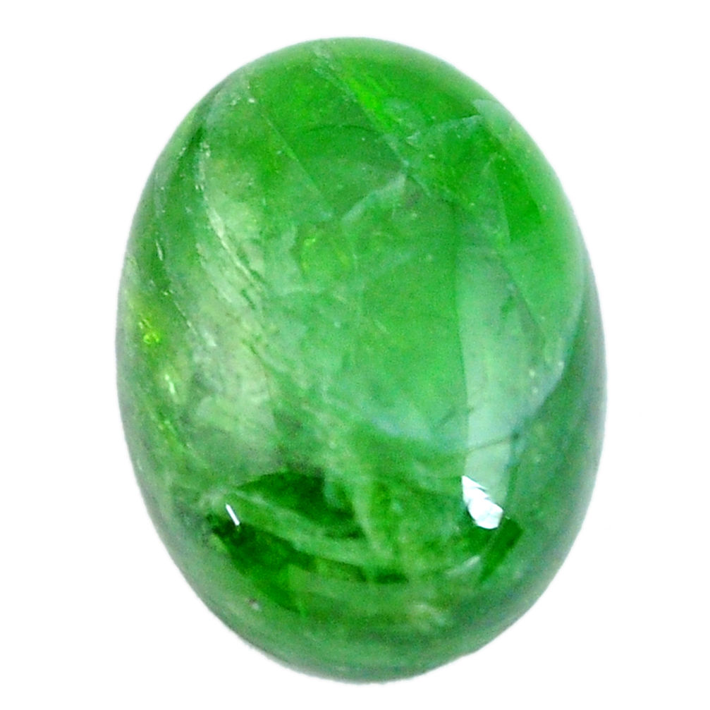Natural 11.30cts chrome diopside green cabochon 18x13 mm loose gemstone s12261