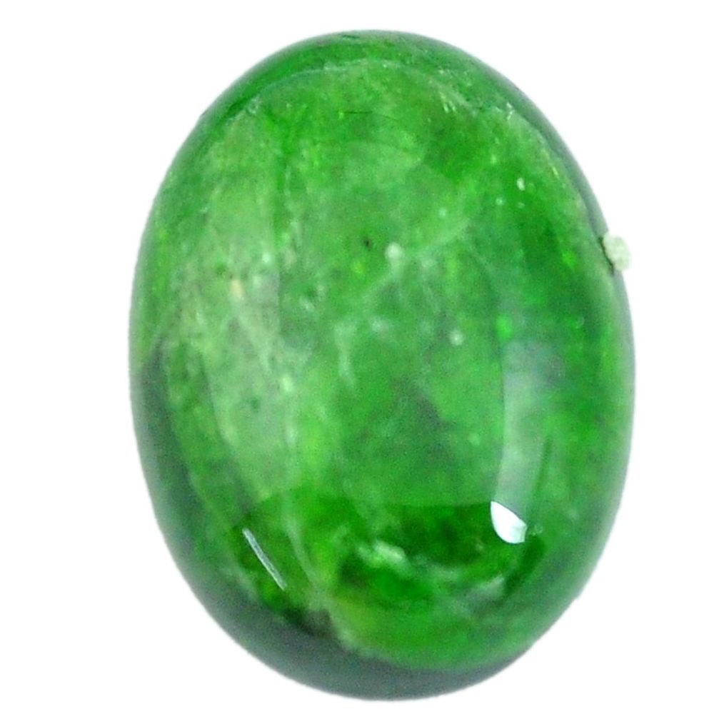Natural 10.30cts chrome diopside green cabochon 18x13 mm loose gemstone s12262