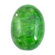 Natural 11.40cts chrome diopside green cabochon 18x13 mm loose gemstone s12263