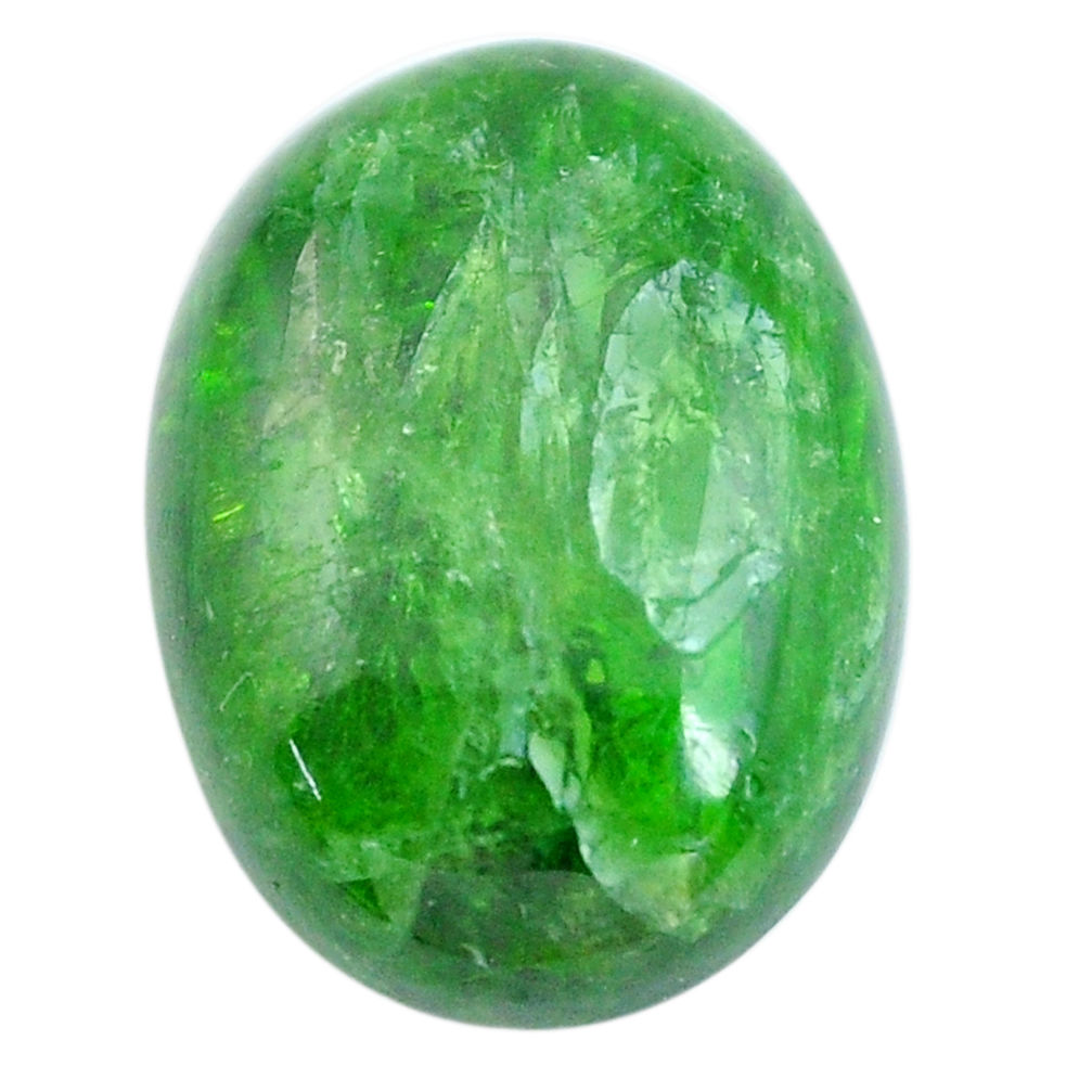 Natural 11.30cts chrome diopside green cabochon 18x13 mm loose gemstone s12268