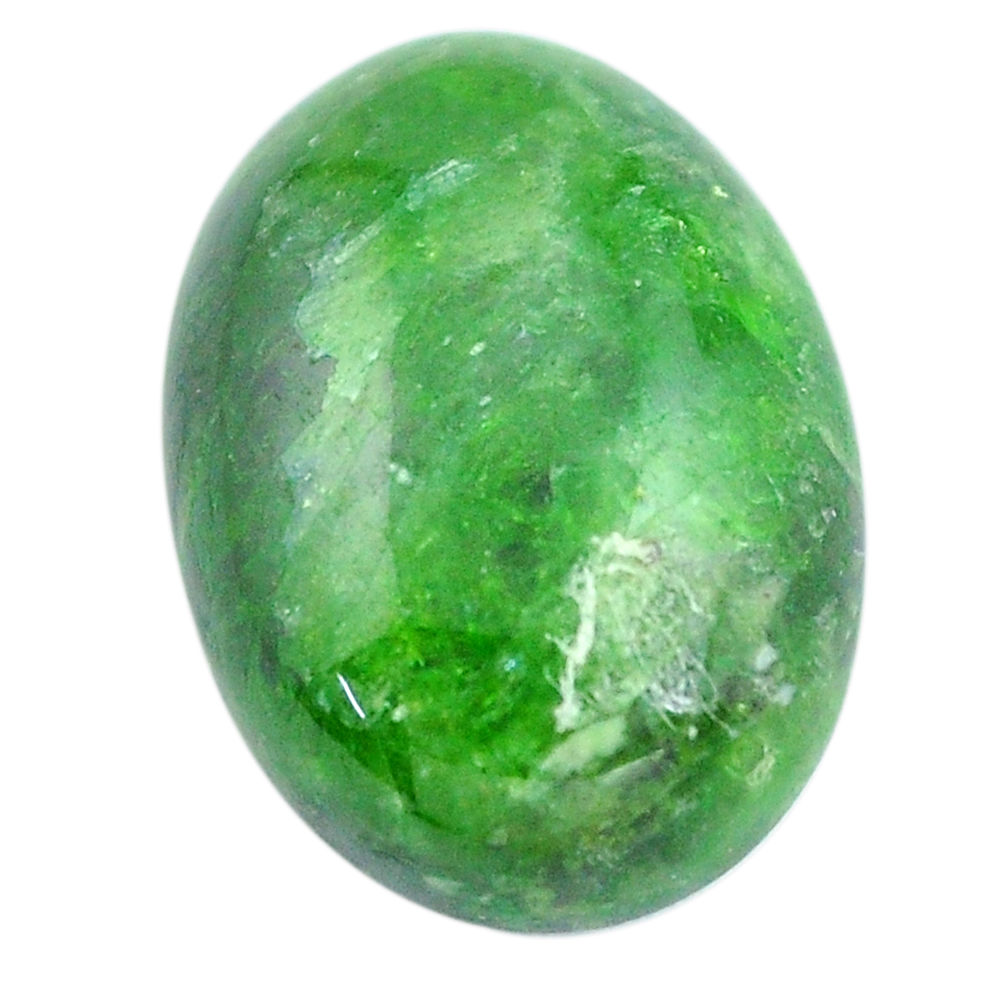 Natural 12.45cts chrome diopside green cabochon 18x13 mm loose gemstone s12269