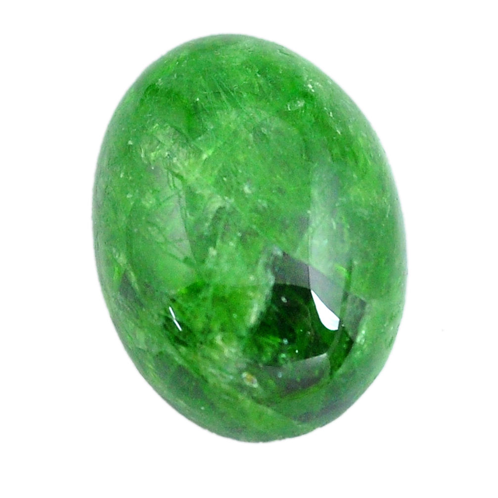 Natural 13.05cts chrome diopside green cabochon 18x13 mm loose gemstone s12271