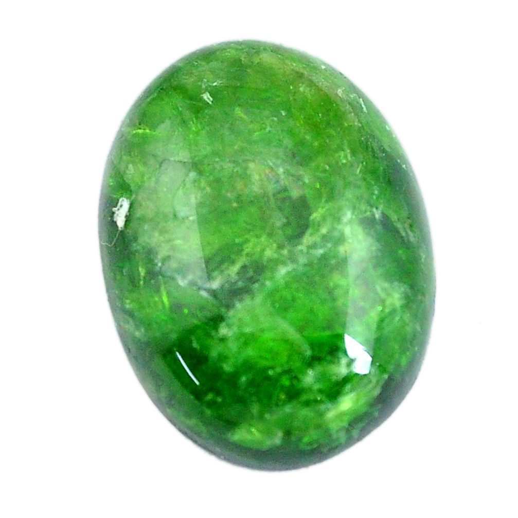 Natural 11.30cts chrome diopside green cabochon 18x13 mm loose gemstone s12273