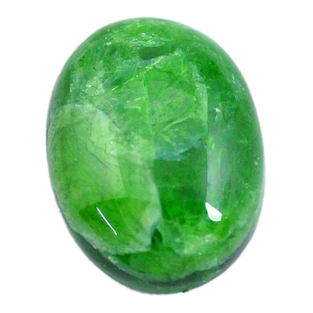 Natural 12.40cts chrome diopside green cabochon 18x13 mm loose gemstone s12275