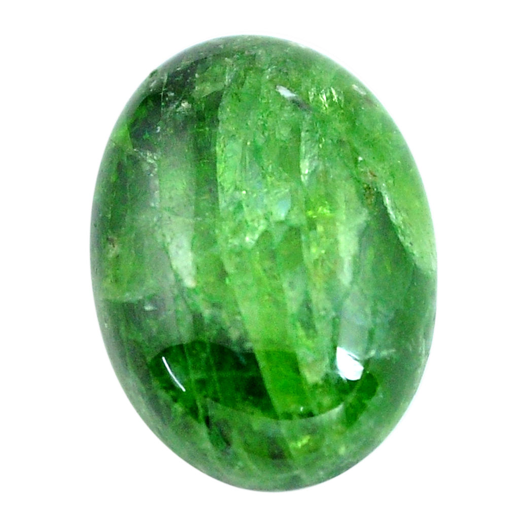 Natural 12.35cts chrome diopside green cabochon 18x13 mm loose gemstone s12277