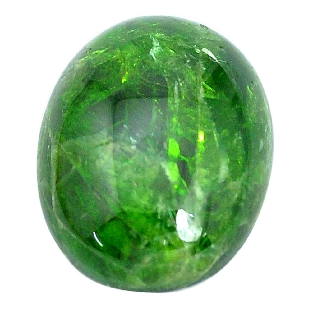 Natural 16.30cts chrome diopside green cabochon 20x15 mm loose gemstone s10343