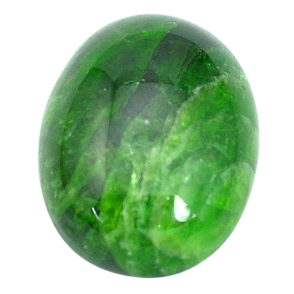 Natural 20.10cts chrome diopside green cabochon 20x15 mm loose gemstone s10346