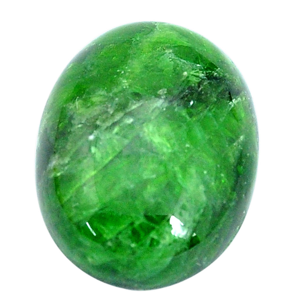 Natural 21.30cts chrome diopside green cabochon 20x15 mm loose gemstone s10350
