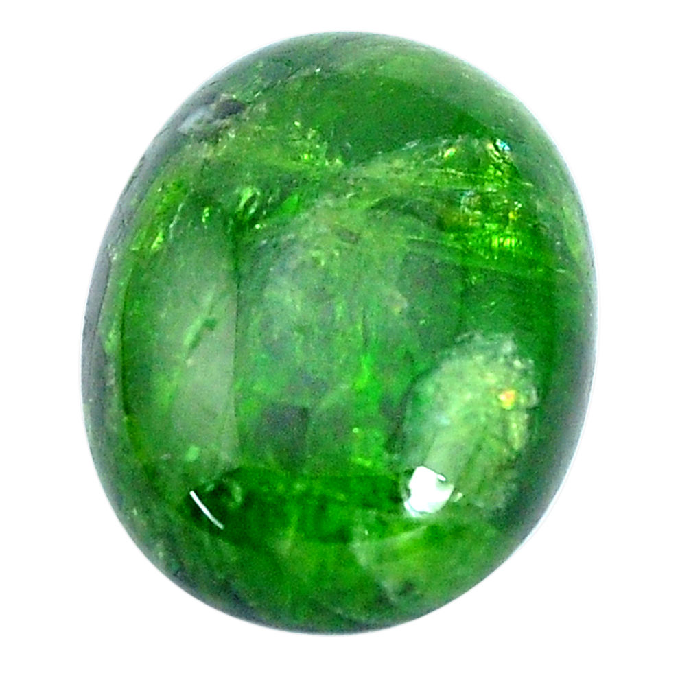 Natural 19.45cts chrome diopside green cabochon 20x15 mm loose gemstone s10351