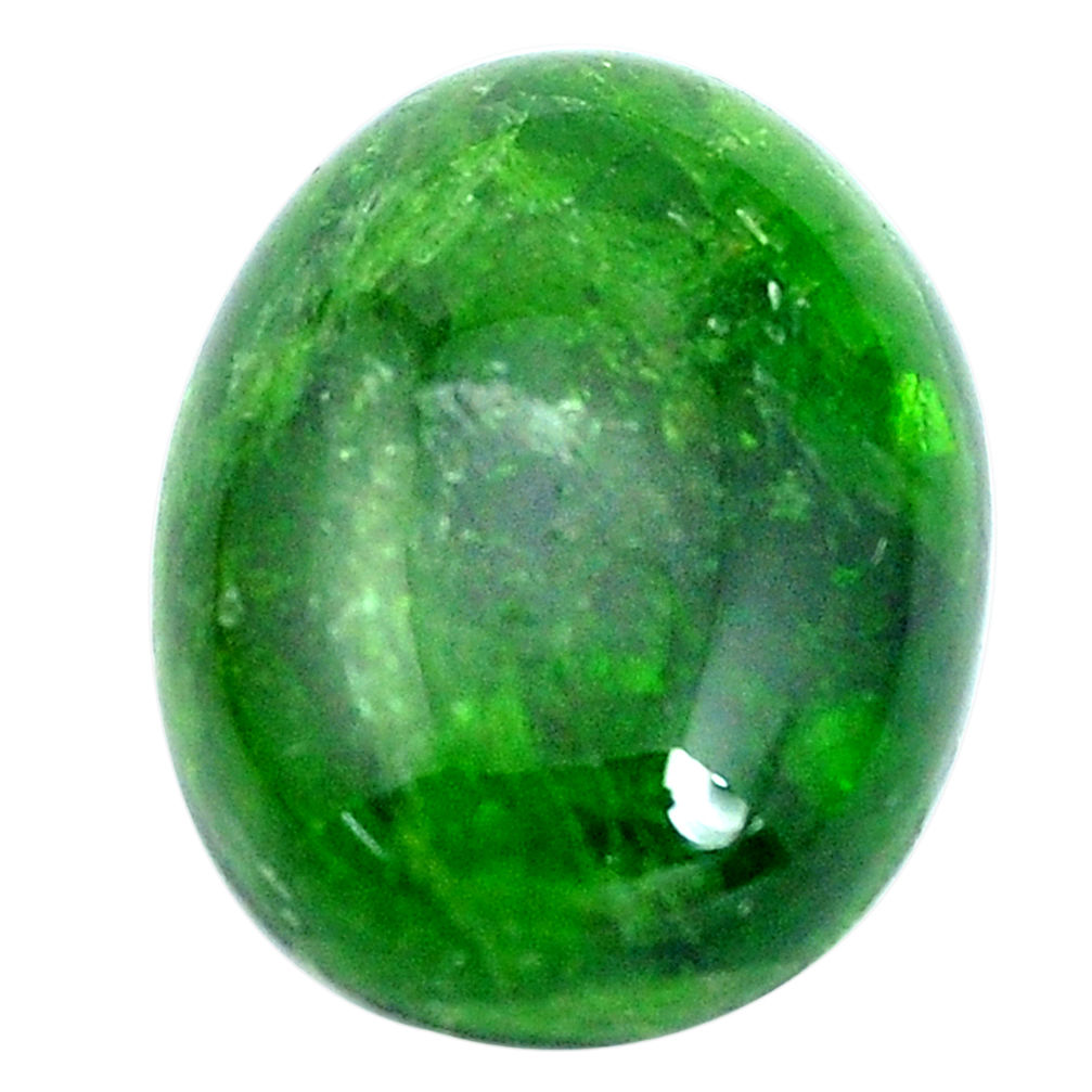 Natural 21.30cts chrome diopside green cabochon 20x15 mm loose gemstone s10353