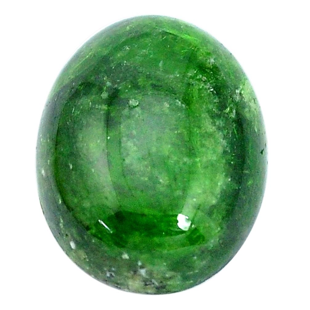 Natural 20.10cts chrome diopside green cabochon 20x15 mm loose gemstone s10357
