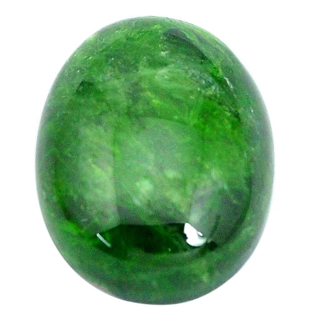 Natural 18.40cts chrome diopside green cabochon 20x15 mm loose gemstone s10358