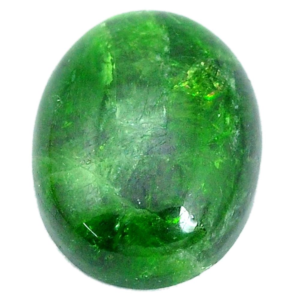 Natural 20.15cts chrome diopside green cabochon 20x15 mm loose gemstone s10360