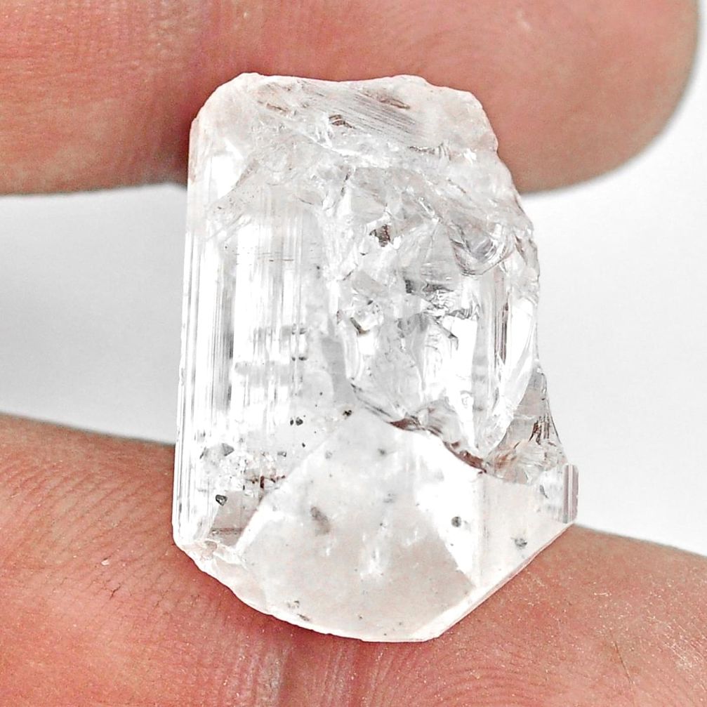 Natural 27.35cts danburite rough white rough 24x16mm fancy loose gemstone s13526