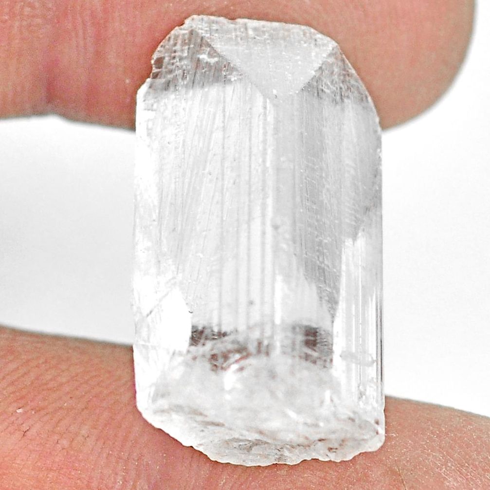 Natural 28.45cts danburite rough white rough 25x13.5 mm loose gemstone s13525