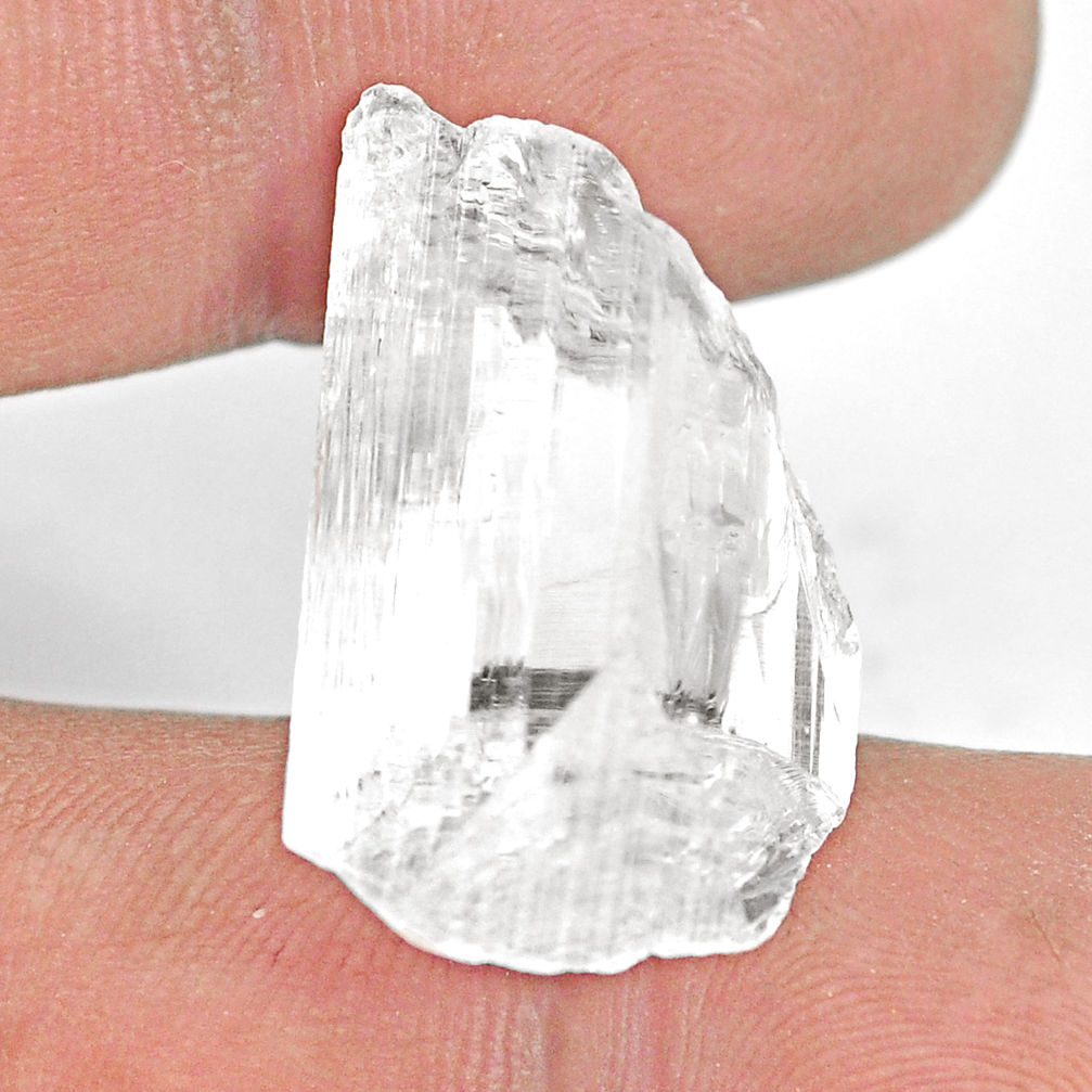 Natural 26.30cts danburite rough white rough 26x15mm fancy loose gemstone s13521