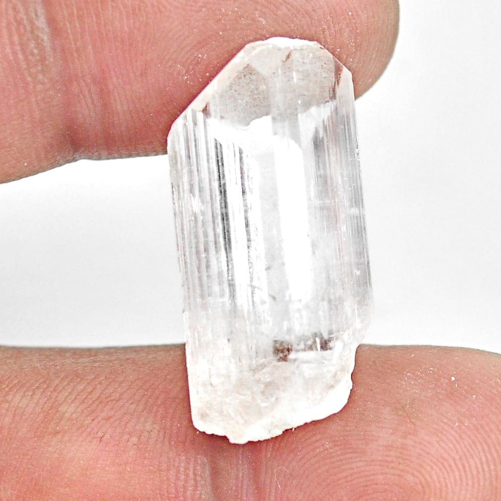 Natural 23.45cts danburite rough white rough 27x13mm fancy loose gemstone s13511