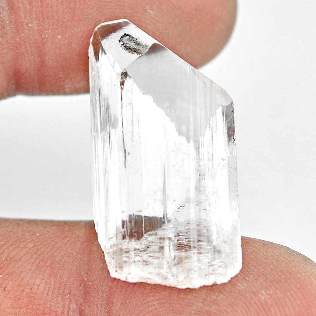 Natural 28.40cts danburite rough white rough 29x15mm fancy loose gemstone s13534