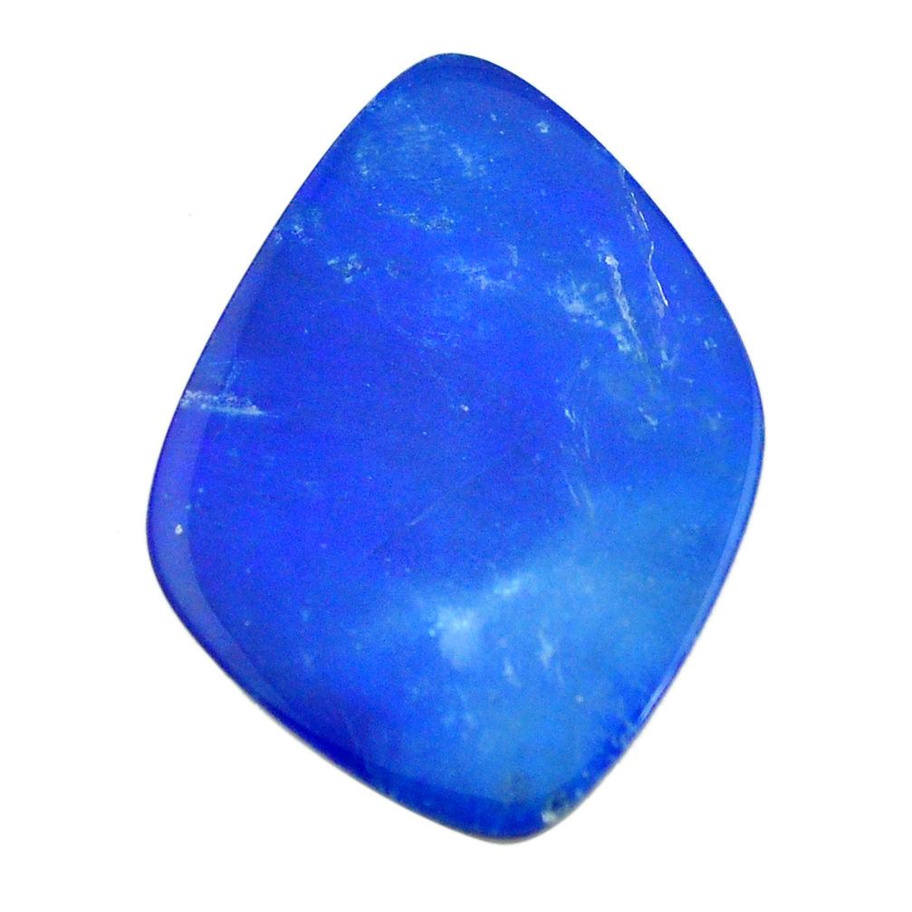 Natural 18.45cts doublet opal australian blue 31x23.5 mm loose gemstone s12518