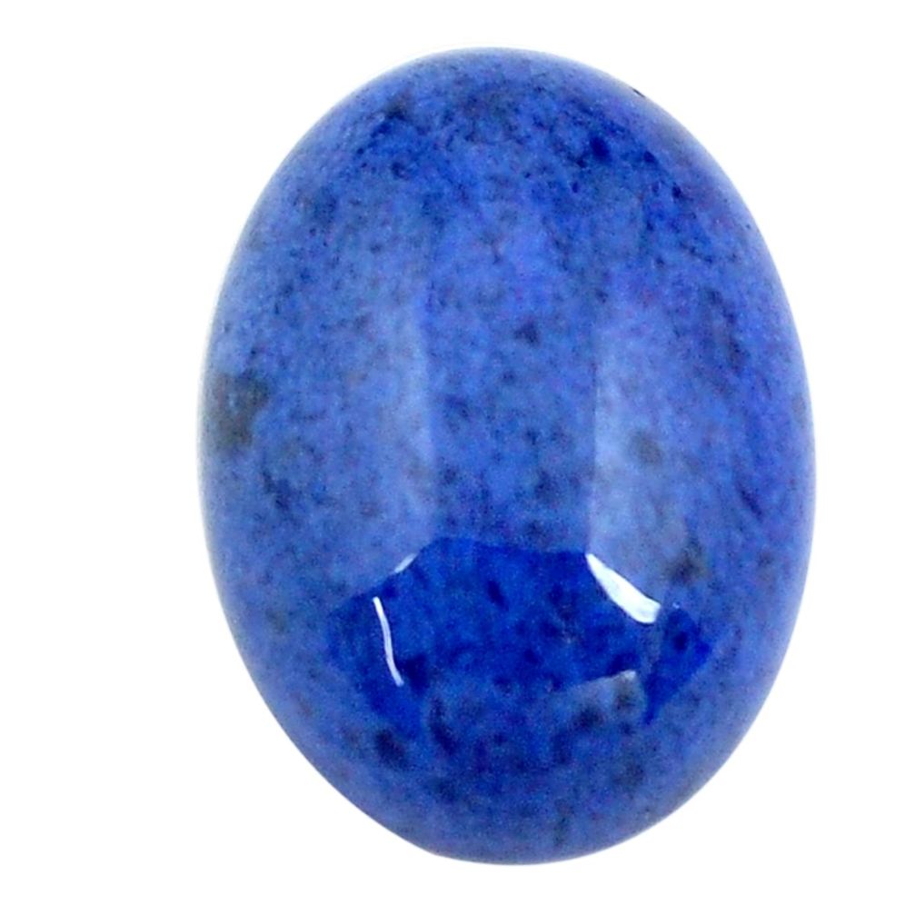 Natural 13.45cts dumortierite blue cabochon 18x13 mm oval loose gemstone s13167